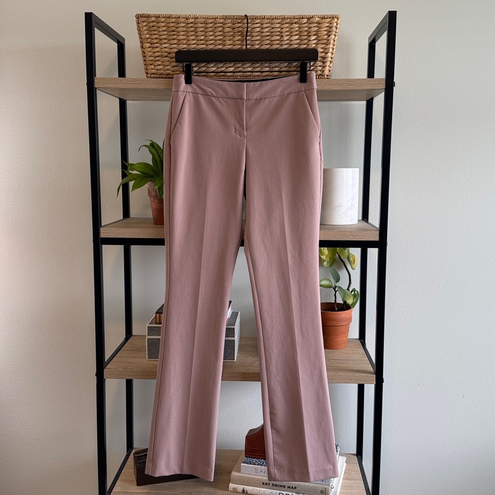 Express Blush Pink Boot Cut Pants